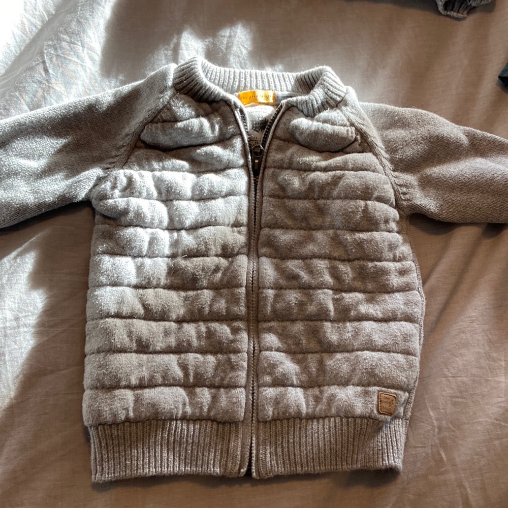 Zara little boy cardigan 12-18m